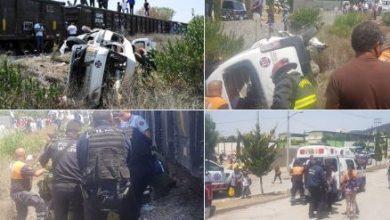 Photo of VIDEO Tren arrolla combi en Huehuetoca y deja una mujer muerta